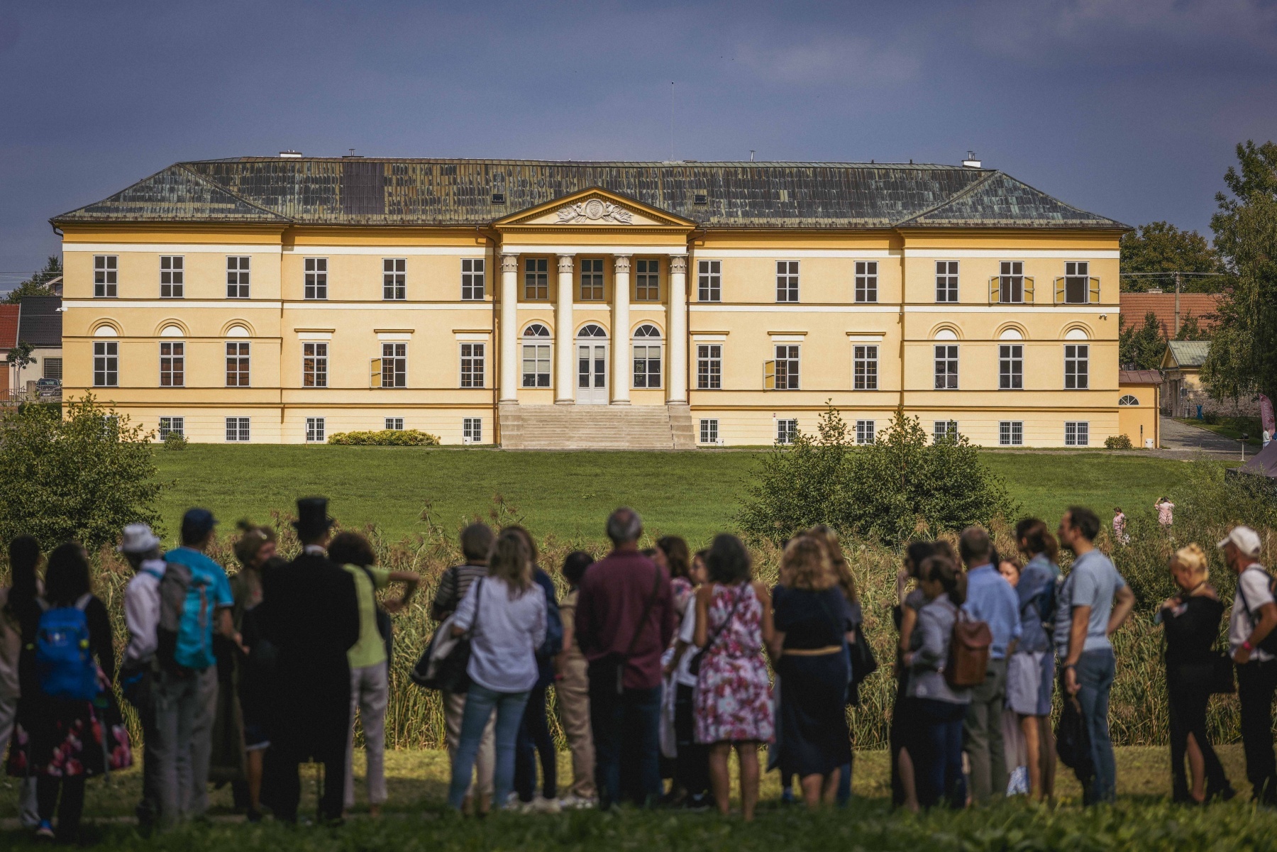 Das klassizistische Schloss Dolná Krupá in der Westslowakei